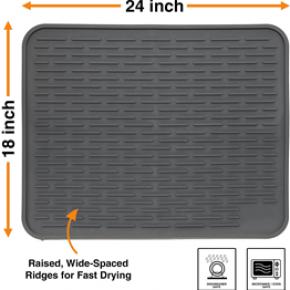 Tableware silicone drain pad