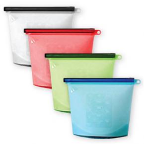 reusable silicone food storage bag