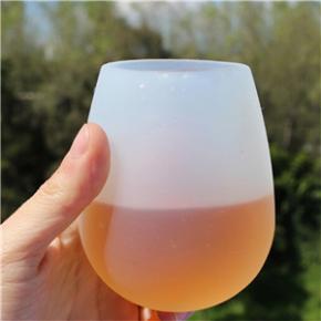 silicone wine glass for sports and travel  
