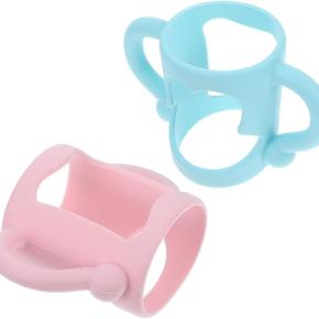 Zeotai Silicone Baby Bottle Handles for Infants and Toddlers 2-Pack Gentle Grip Handles for Narrow Neck Feeding Bottles
