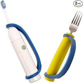 GripBase Universal Silicone Fixing Set, Anti slip and Weighted Grip Set, Suitable for Various Toothbrush Utensils