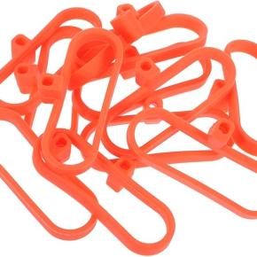 2025 Hot Selling 12 Silicone Jar Spoon Holders - Utensils for Storing Jars Oat Cup Containers Kitchen Accessories Orange