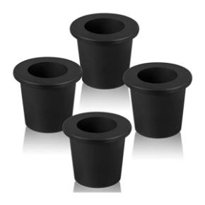 Black Silicone Umbrella Hole Plugs
