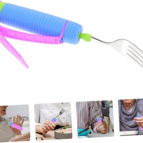 Anti-shake and Anti-spill Spoon with Silicone Non-slip Handle, Suitable for Elderly People with Shaking Hands