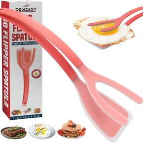 Silicon Egg Flipper Spatula Tongs