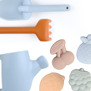 2025 Hot Children's Silicone Gardening Toy Set Can Be Pinched Bitten Safe Non-toxic Vegetable and Insect Shaped