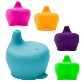 2025 Upgraded Silicone Straw Cup Lid with One Click Opening and Closing Leak Proof and Dustproof Suitable for Any Cup
