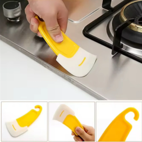 Multi Functional Silicone Spatula Kitchen Spoon Cleaning Tool Scraper