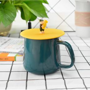Cute Cartoon Silicone Cup Lid