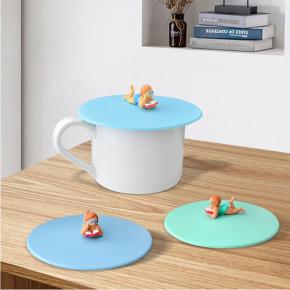 Custom Silicone Cup Lids - Suitable for Mugs, Coffee Cups