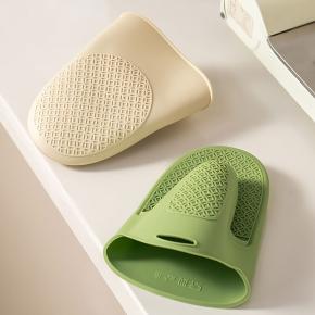 Thickened Silicone Heat-Resistant Gloves - Non-Slip