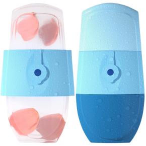 New 3-Section Silicone Facial Ice Roller - Portable Beauty Tool & Post-Treatment Skin Saver