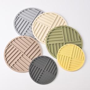 Silicone Trivets, Heat Resistant Anti-Scald Table Mats for Dining Table