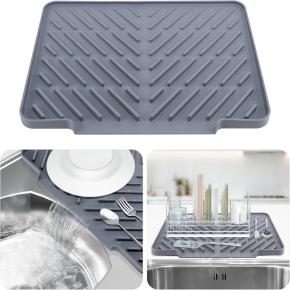 Silicone Drying Mat, Square with Large Opening