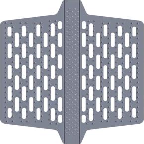  Silicone Dish Cloth Drain Mat, Kitchen Sink Organizer Pad, Hollow Pad, Filter Net, Non-Slip Heat Insulation Mat, Sink     