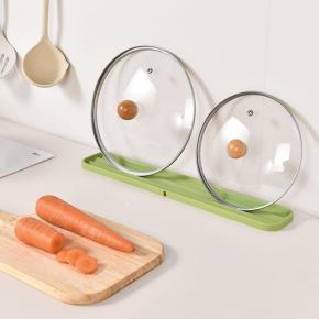 Silicone Pot Lid Storage Mat, Countertop Non-Slip Heat Insulation Pad, Kitchen Stove Cutting Board Drain Mat, Narrow Gap Storage Gadget