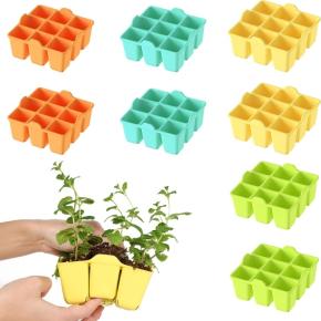 Silicone Seedling Pots, Cultivation and Sowing Trays, Reusable Silicone Seedling Pots