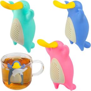 Silicone Outdoor Travel Platypus Tea Infuser, Silicone Tea Strainer, Creative Animal Tea Infuser, Tea Bag