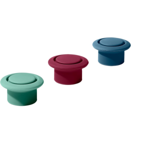 Food Grade Silicone Wine Stopper, Champagne & Wine Preserver, Airtight and Leak-Proof