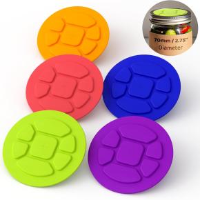 New Silicone Fermentation Lid with Airlock for Mason Jars, Easy to Clean