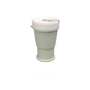 Silicone Folding Water Cup, Retractable Sports Coffee Cup, Outdoor Collapsible Silicone Travel Mug - 副本