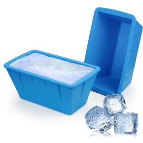 Silicone Ice Mold with Lid, Extra Large Ice Tray for Ice Bath & Ice Making