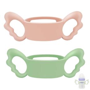 Silicone Baby Bottle Handle, Food Grade, Easy to Hold for Toddlers