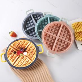 Silicone Waffle Mold, Non-stick Baking Tray for Air Fryer & Oven, Home Cake Making Tool