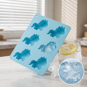 6 Cavity Horse Shaped Silicone Ice Cube Mold, Food Grade High Temperature Resistant Ice Tray, Wholesale Ice Making Mold