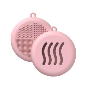 2-in-1 Silicone Beauty Blender Holder & Makeup Brush Cleaning Mat, Multi-Purpose Powder Puff Storage Case, Beauty Sponge Protective Cover