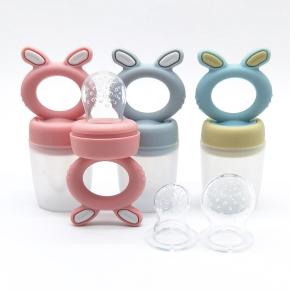 BPA-Free Silicone Pouch Baby Frozen Fruit Nibbler Pacifier, Baby Food Fruit Feeder