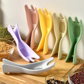 Food Grade Wear-resistant Rice Washing Spoon, Reusable Silicone Household Rinse Tool