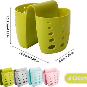 Silicone Spoon Rest, Kitchen Utensil Drip Tray, Heat Resistant BPA Free Cooking Tool Drain Basket