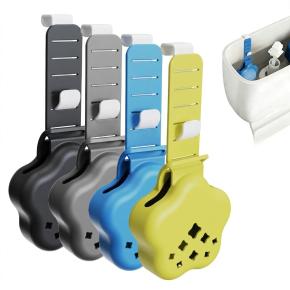 Silicone Star-shaped Toilet Tank Support Multi-functional Toilet Seat Ring Hanging Cleaning and Deodorizing Device Support